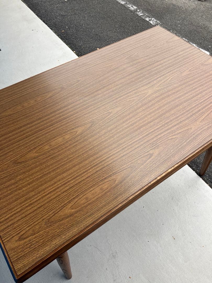 レトロ　アンティーク　古家具　キツツキ　カリモク　ダイニング　ろくろ脚　ろくろ足