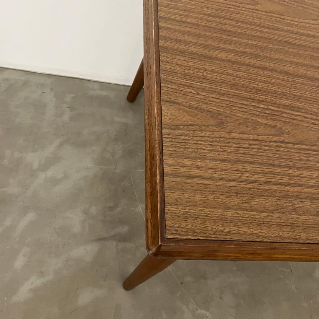 レトロ　アンティーク　古家具　キツツキ　カリモク　ダイニング　ろくろ脚　ろくろ足