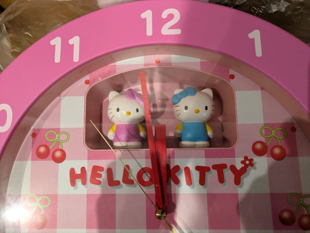SANRIO HELLO KITTY キティ からくり時計 年代物1998 新品