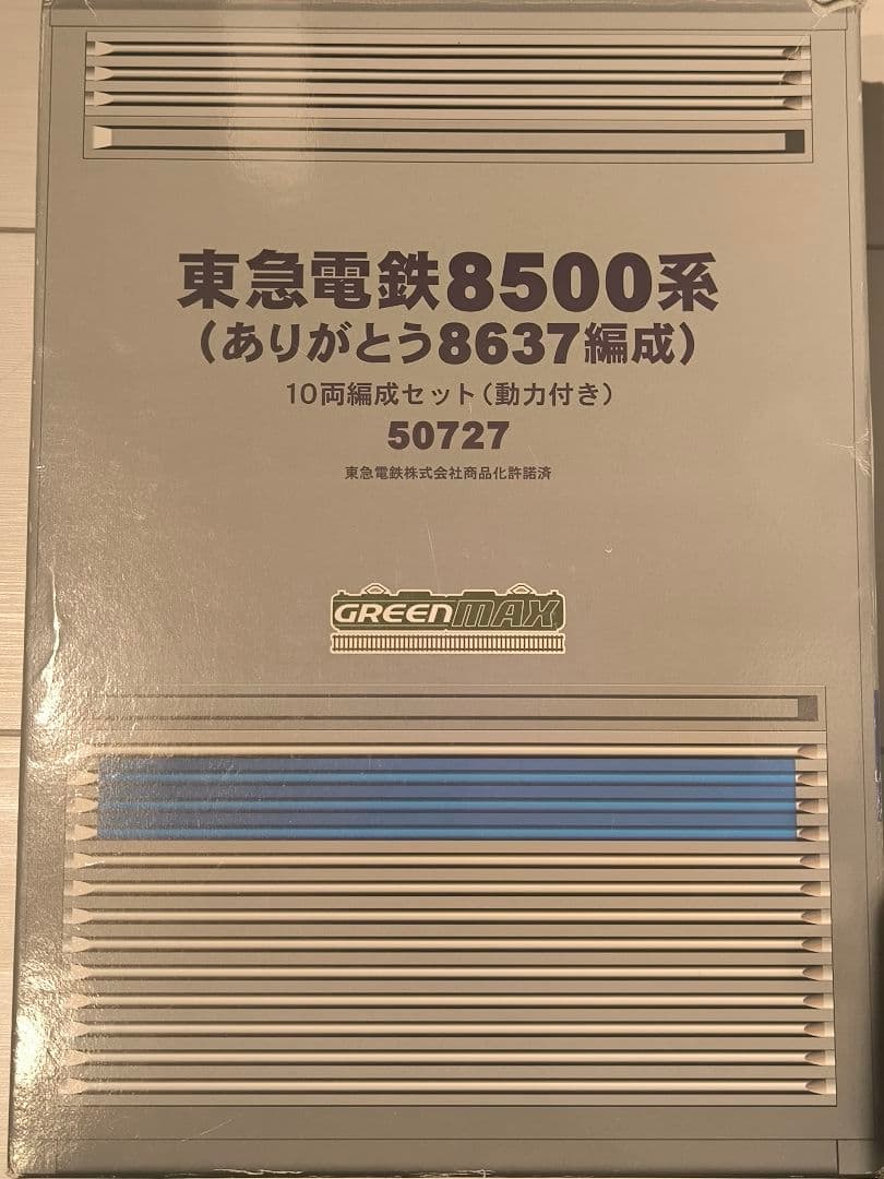 GREENMAX 東急電鉄8500系　ありがとう8637編成 10両編成セット