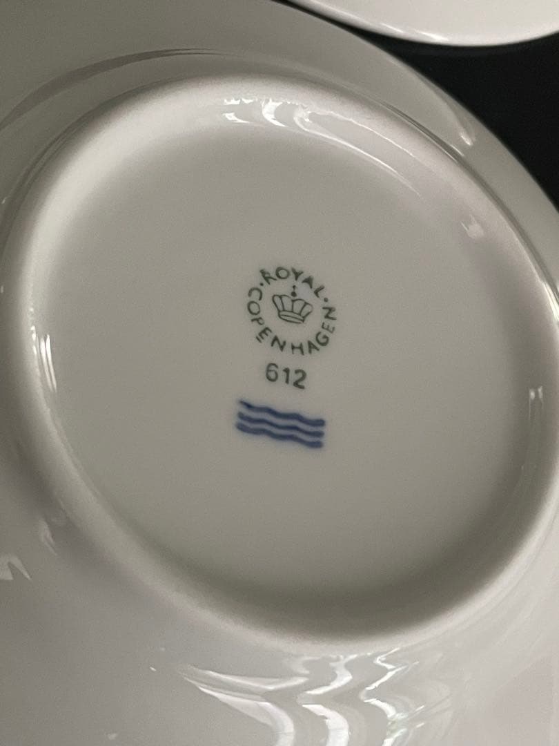 【新品】ロイヤルコペンハーゲン ホワイトフルーテッド プレート 11cm 4枚