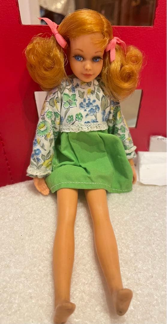 ビンテージ ツインテールリビングスキッパー 可動式ドール　マテル skipper