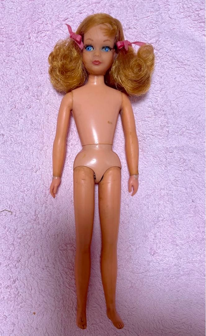 ビンテージ ツインテールリビングスキッパー 可動式ドール　マテル skipper