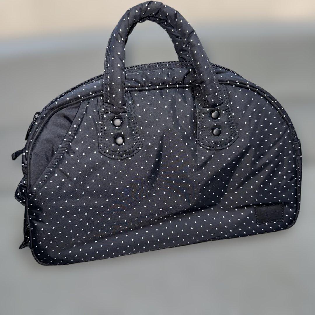 ヘッドポーター ブラックビューティー ドット ハンドバッグ（PORTER）