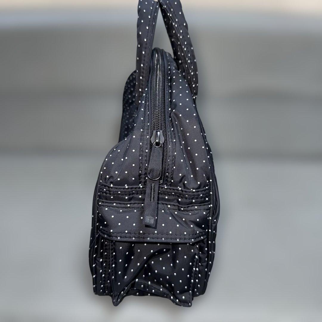 ヘッドポーター ブラックビューティー ドット ハンドバッグ（PORTER）