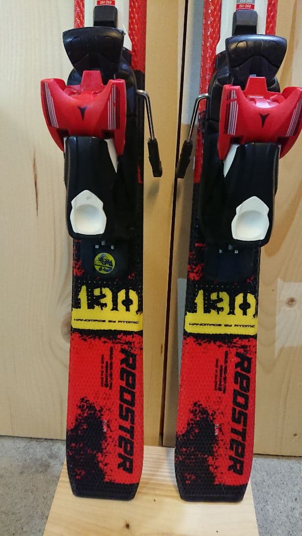 ATOMIC スキー板 130㎝ カービング レッド/白