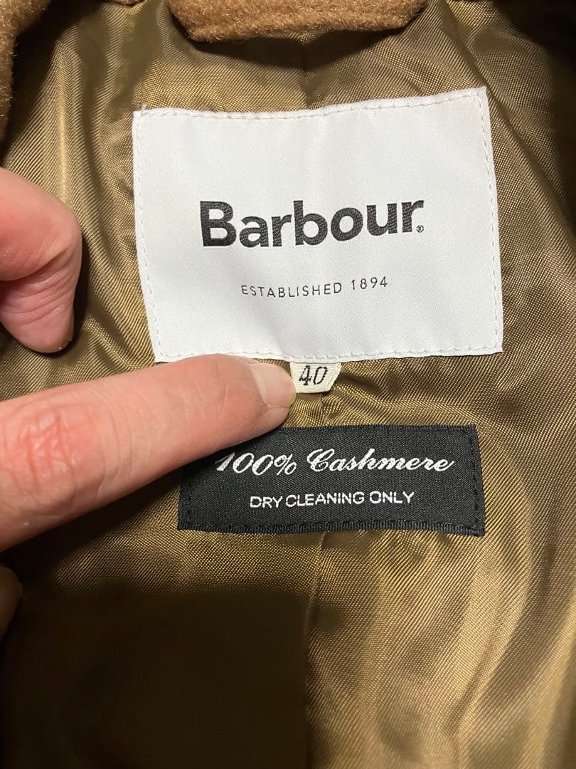 Barbour beams別注 WHITLEY カシミヤトレンチコート