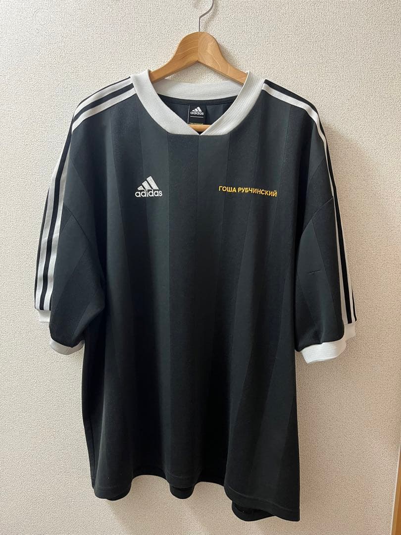 Gosha rubchinskiy adidasゲームシャツ　ブラック
