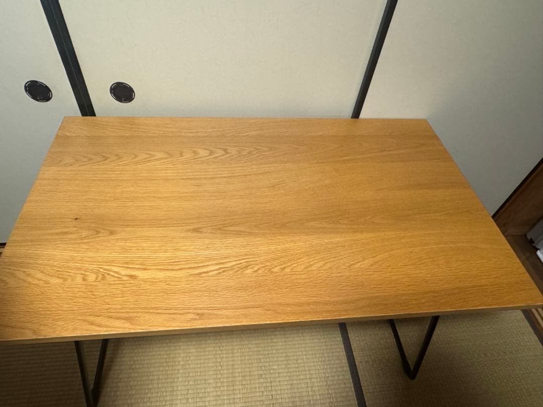 無印良品　木製折りたたみテーブル 幅120