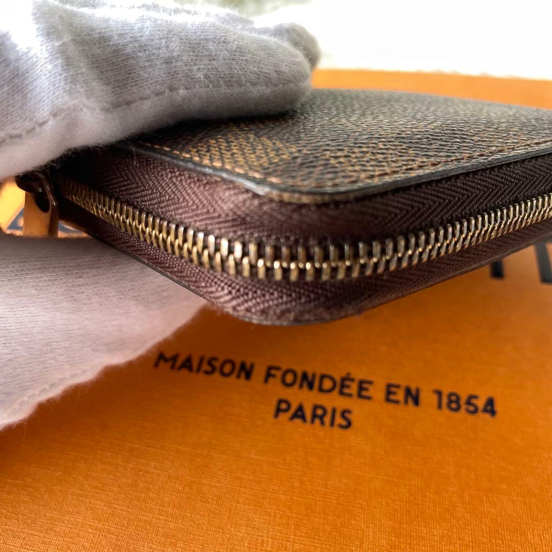 ルイヴィトン ダミエ ケース コンパクト財布 ジッピー　 N63070