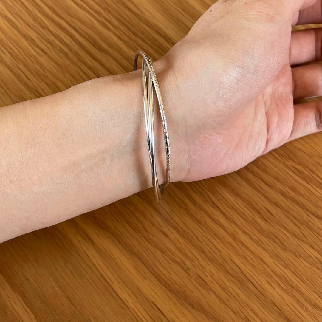 アクセサリー silver925 trinity bangle