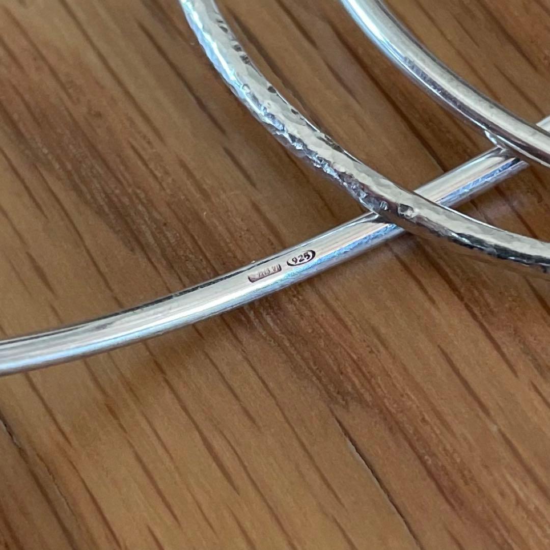 アクセサリー silver925 trinity bangle