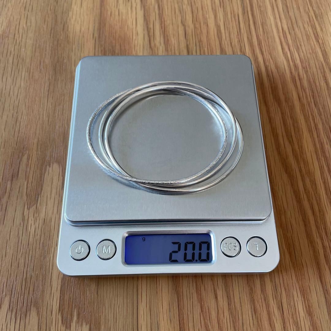 アクセサリー silver925 trinity bangle