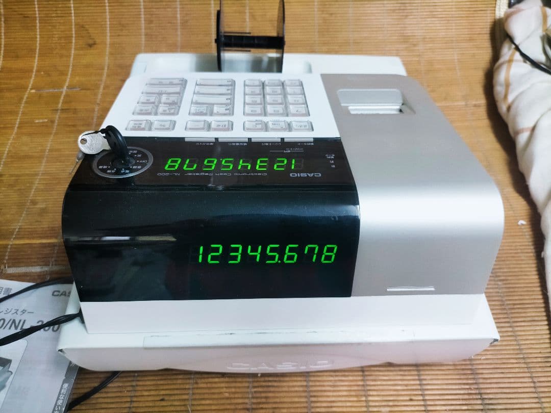 カシオレジスター　SE-S20/NL200　人気機種　送料無料　710023