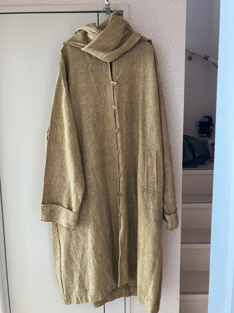 ストール付きコートヴィンテージユーロ