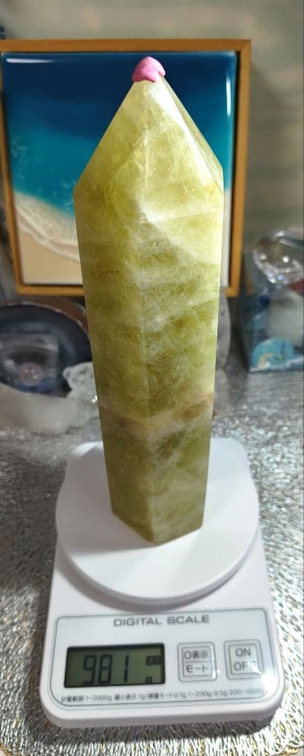 【超巨大】シトリン タワー 六角柱 特大サイズ！