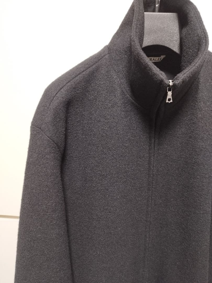 AURALEE ウールジップアップブルゾン　3