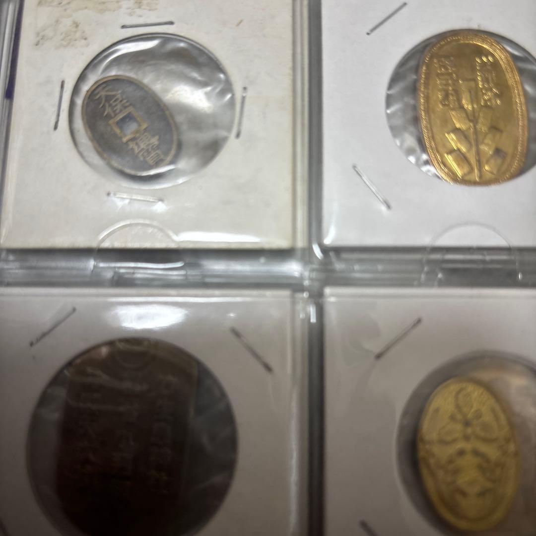 ミニ小判96枚　絵銭　豆天保人の鏡、サムハラ等あり