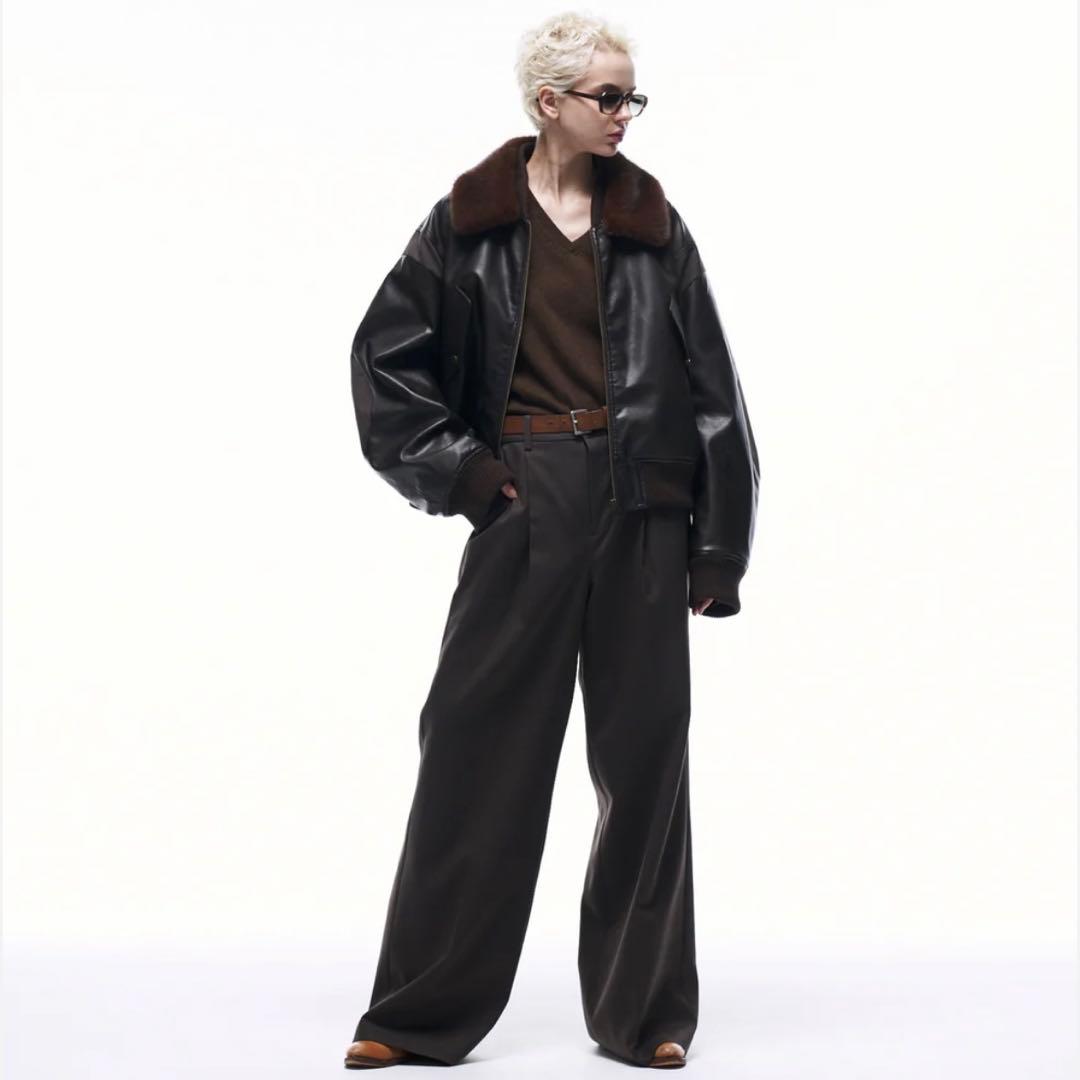 ジャケット・アウター ILEAN 2WAY VOLUME FLIGHT JACKET