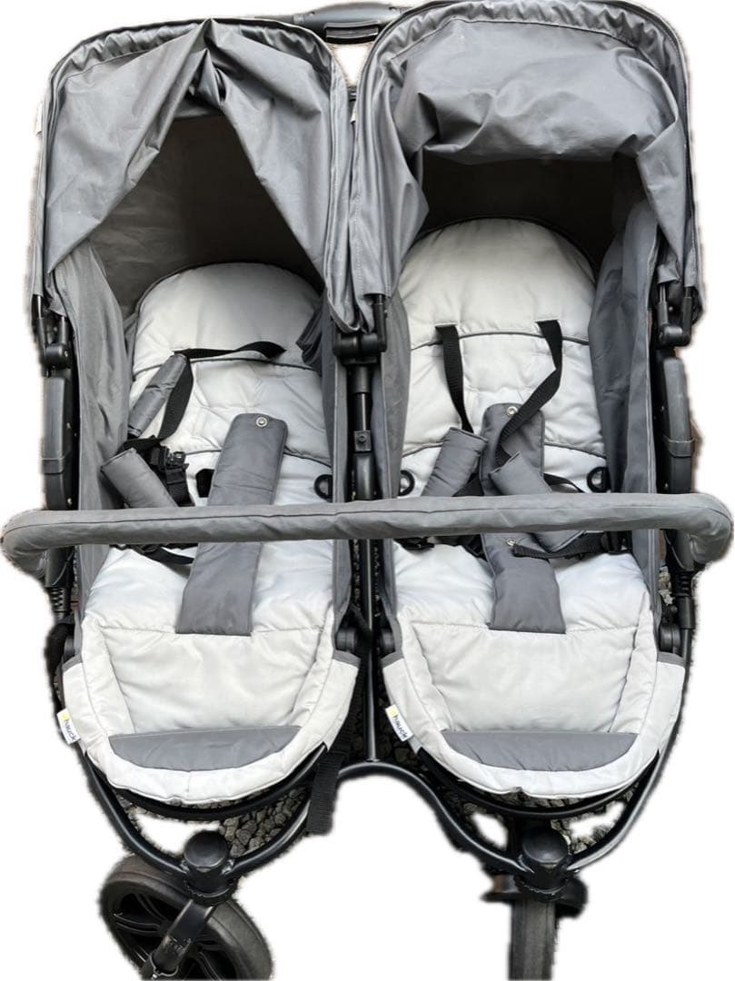 双子ベビーカー　2人乗りベビーカー　hauck ダブルベビーカー　荷重36kg