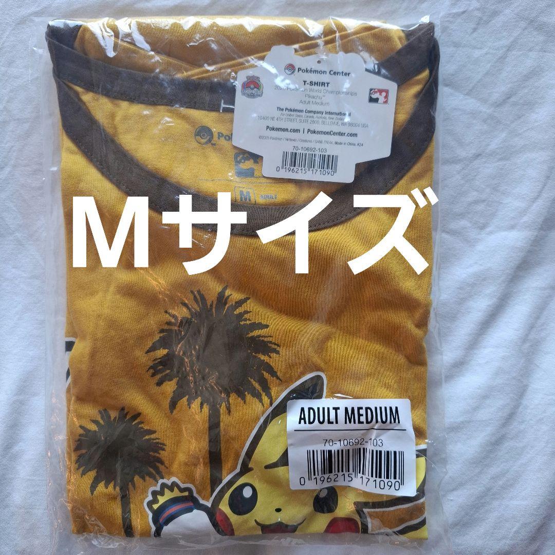 【現地限定】 Mサイズ WCS 2025 tシャツ ピカチュウ　アナハイム①