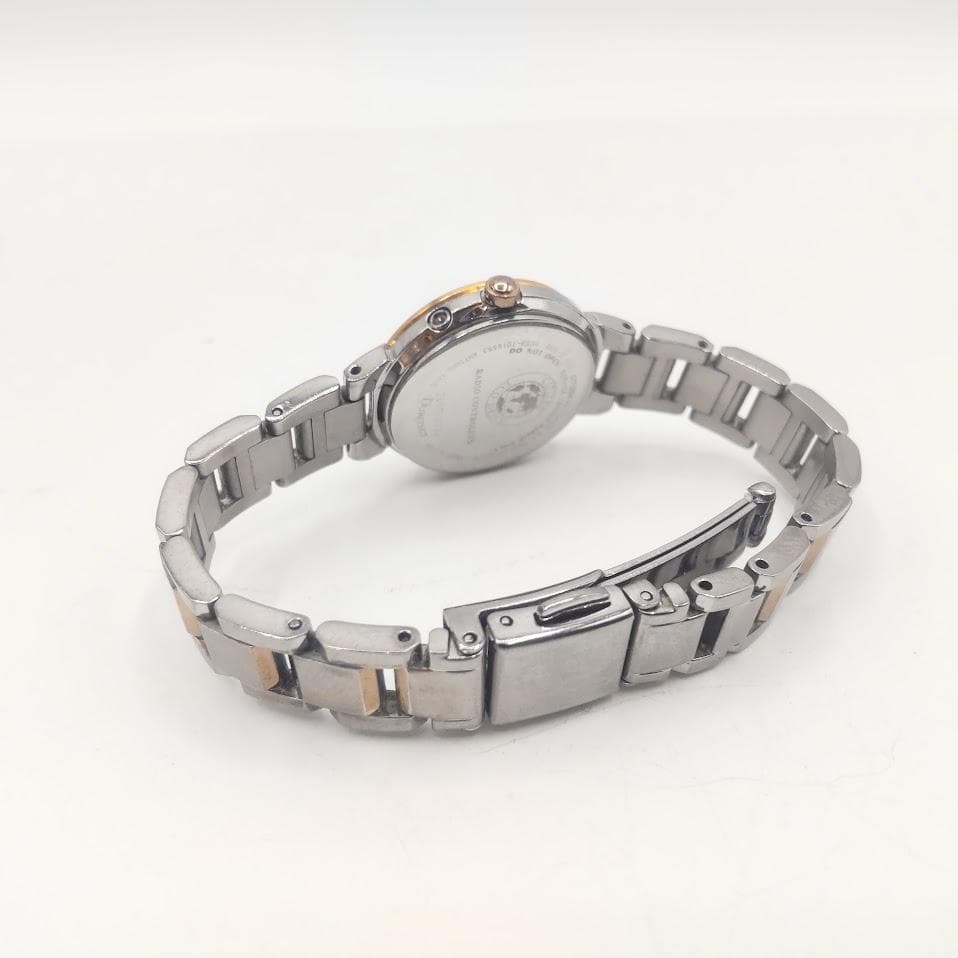 シチズン クロスシー ソーラー電波時計 レディース アナログ デイト コンビ