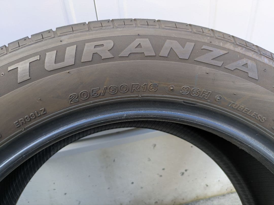 ブリジストン トランザER33 205/60R16 96H XL 2本