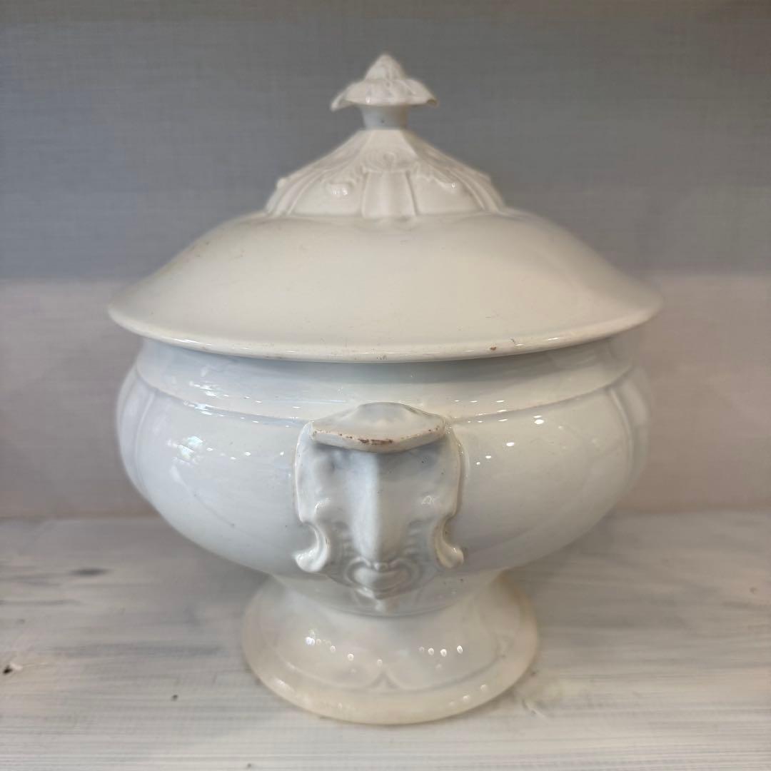 レア！　ボルドー　白　スーピエールフランスアンティーク