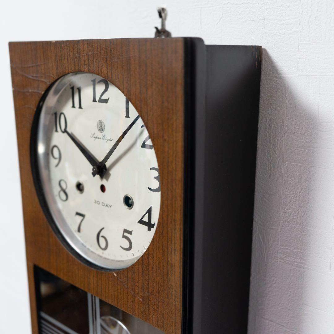 愛知時計　振り子時計　昭和レトロ　オーバーホール済　動作品