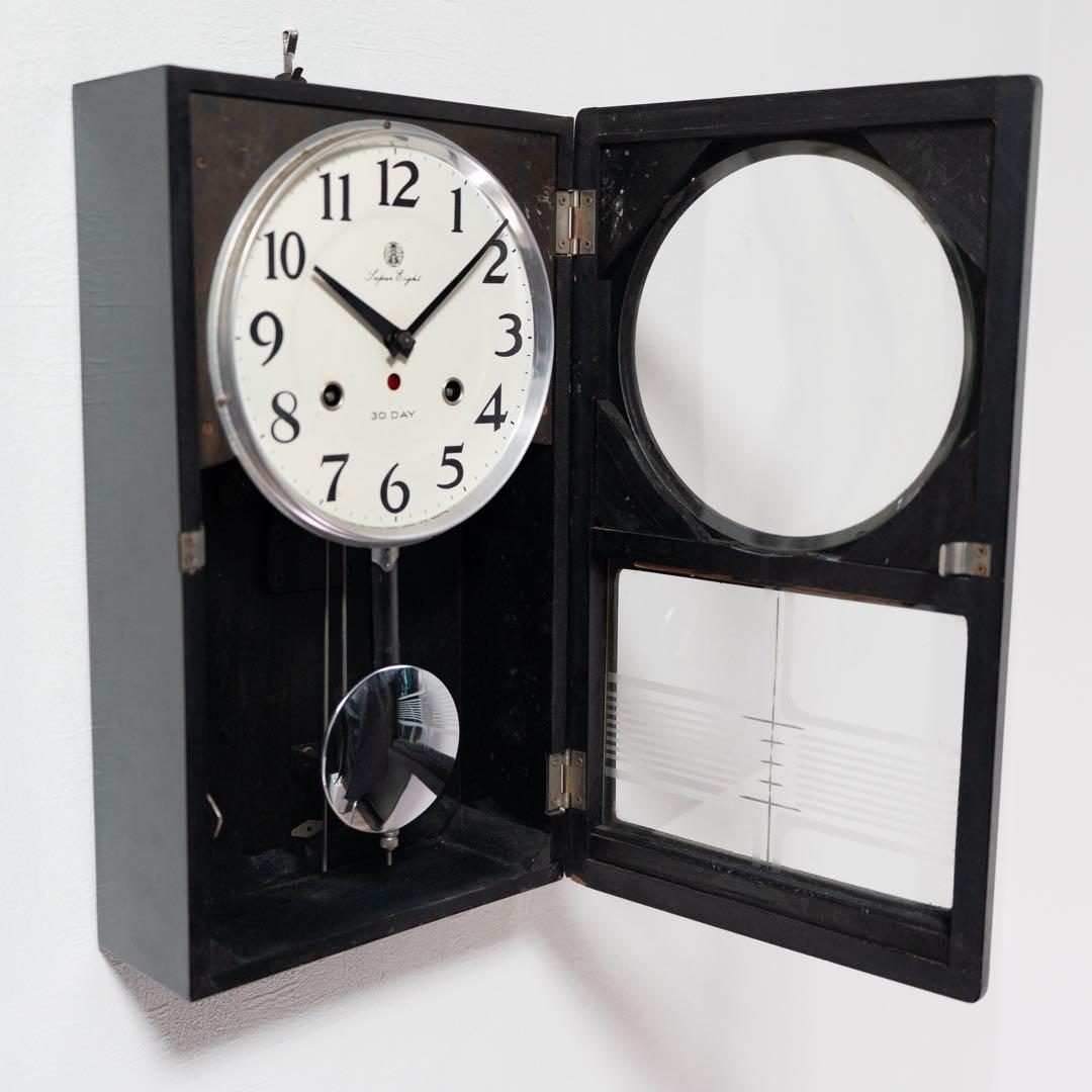 愛知時計　振り子時計　昭和レトロ　オーバーホール済　動作品