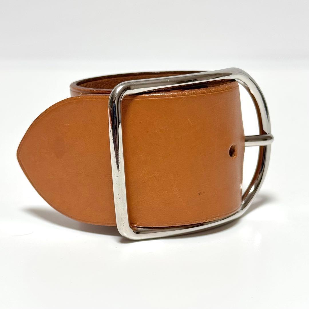 エルメス マルジェラ期 Api GM アピ GM レザー ブレスレット バングル