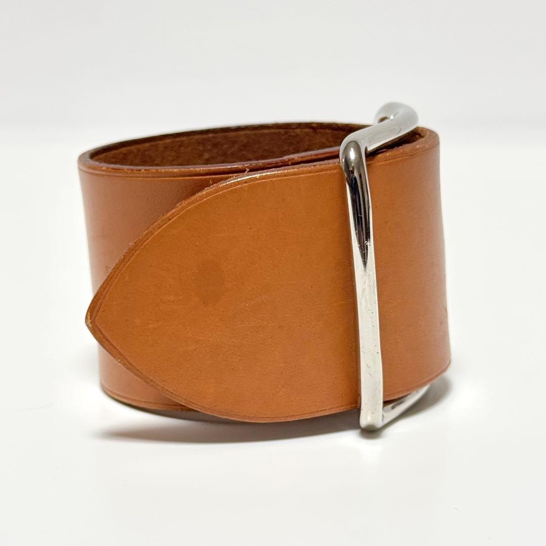 エルメス マルジェラ期 Api GM アピ GM レザー ブレスレット バングル