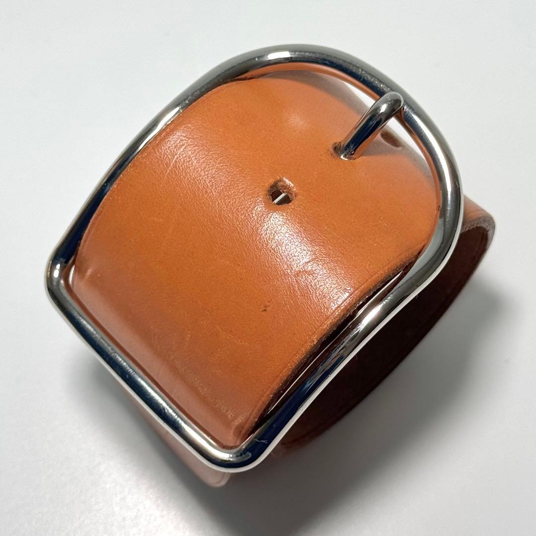 エルメス マルジェラ期 Api GM アピ GM レザー ブレスレット バングル