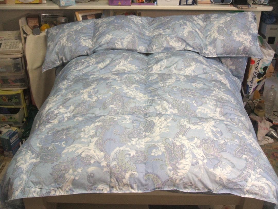 最後の１点新品＊日本羽毛協同組合保証付き＊三ツ星＊１，２キロに増量＊羽毛布団ＳＢ