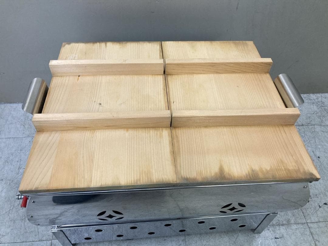 美品　おでん鍋　尺5寸　LPガス　６ツ仕切　プロパンガス　業務用　ワクイ