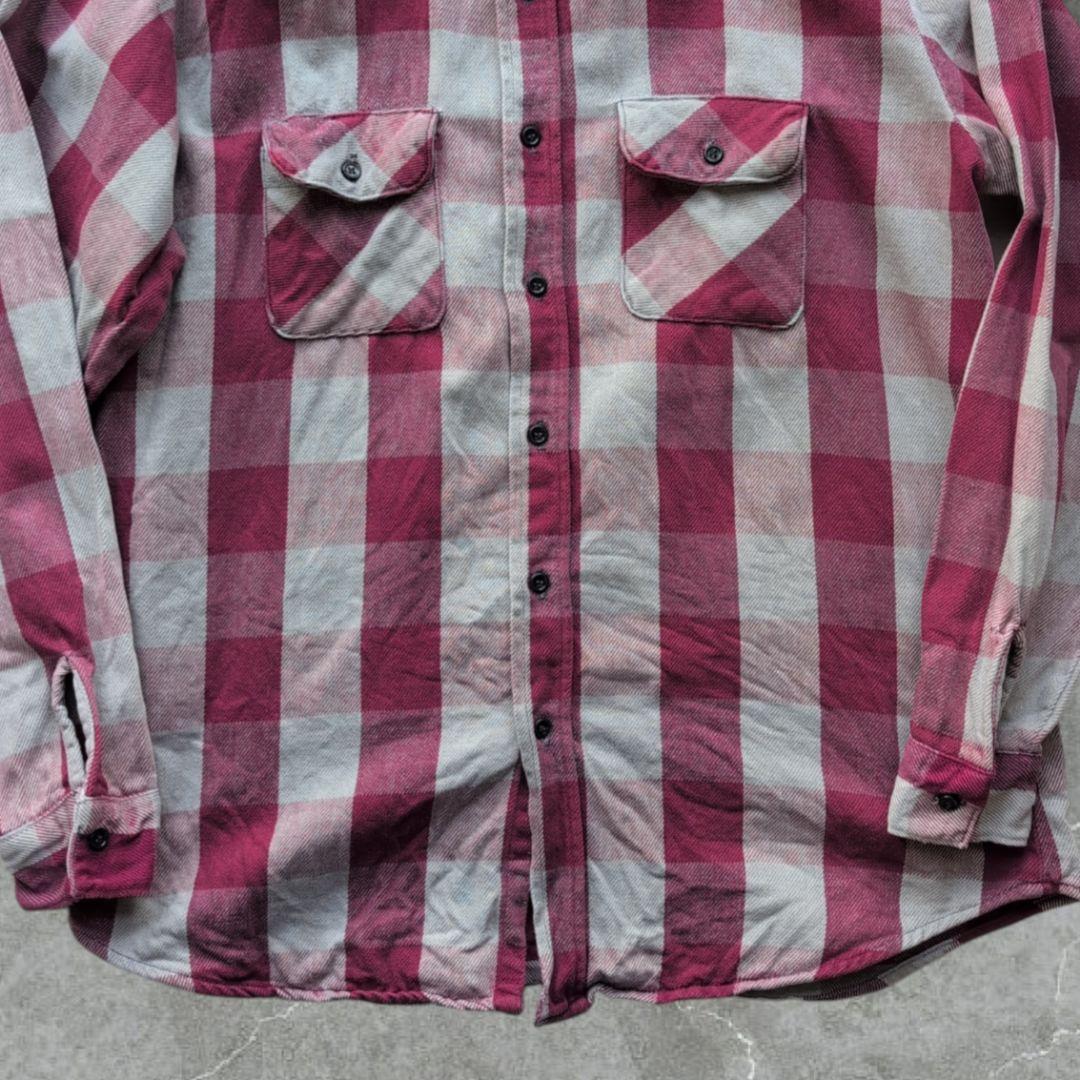 D*I様 80s ファイブブラザー ヘビーネルシャツ ブロックチェック XL U