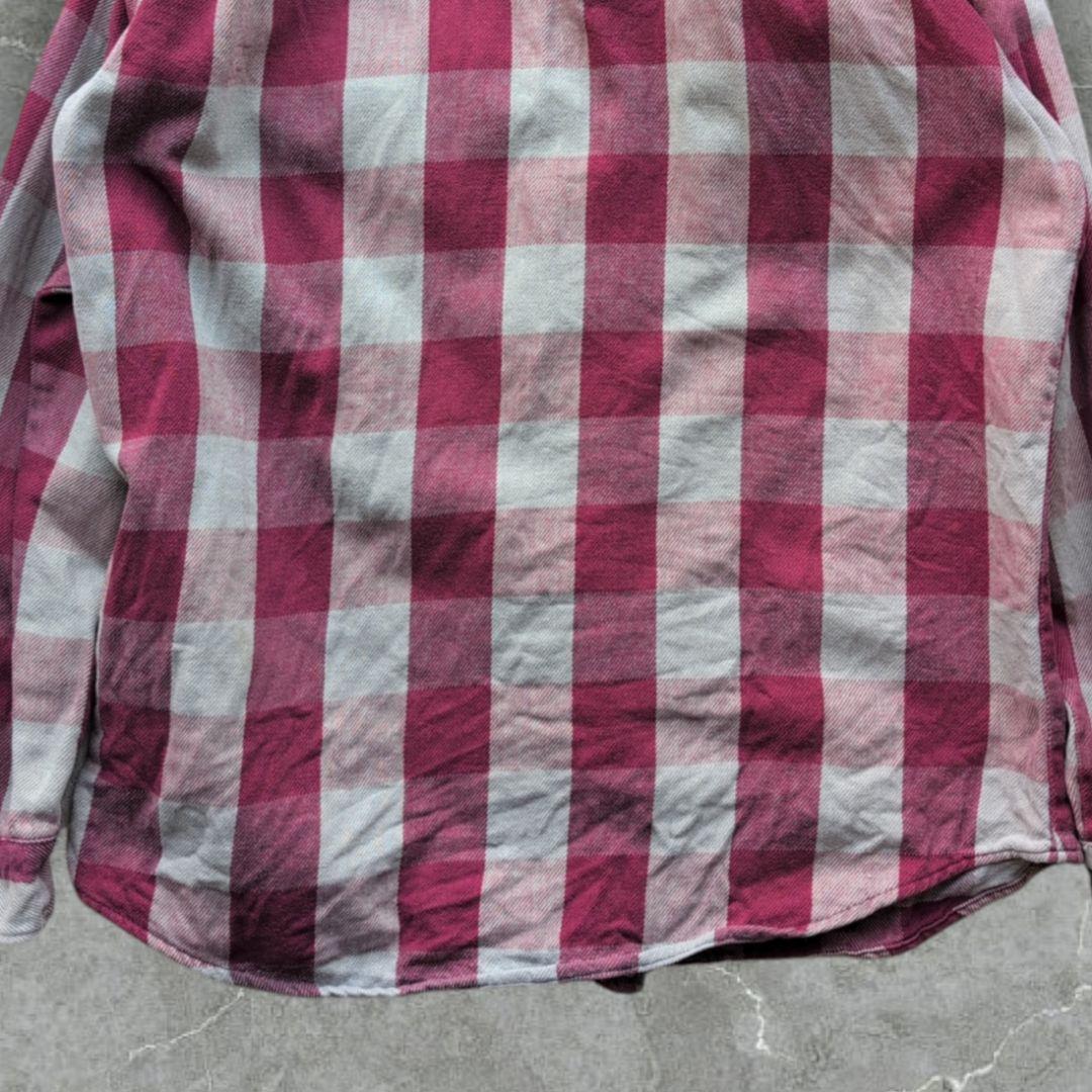 D*I様 80s ファイブブラザー ヘビーネルシャツ ブロックチェック XL U