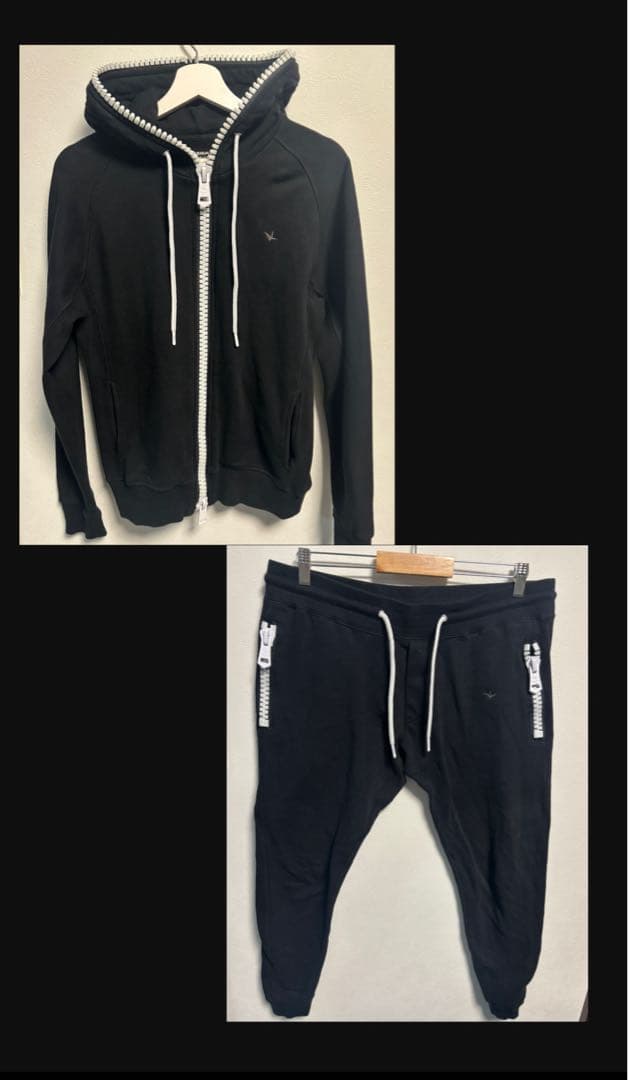 1PIU1UGUALE3 RELAX ウノピュウセットアップビックファスナー