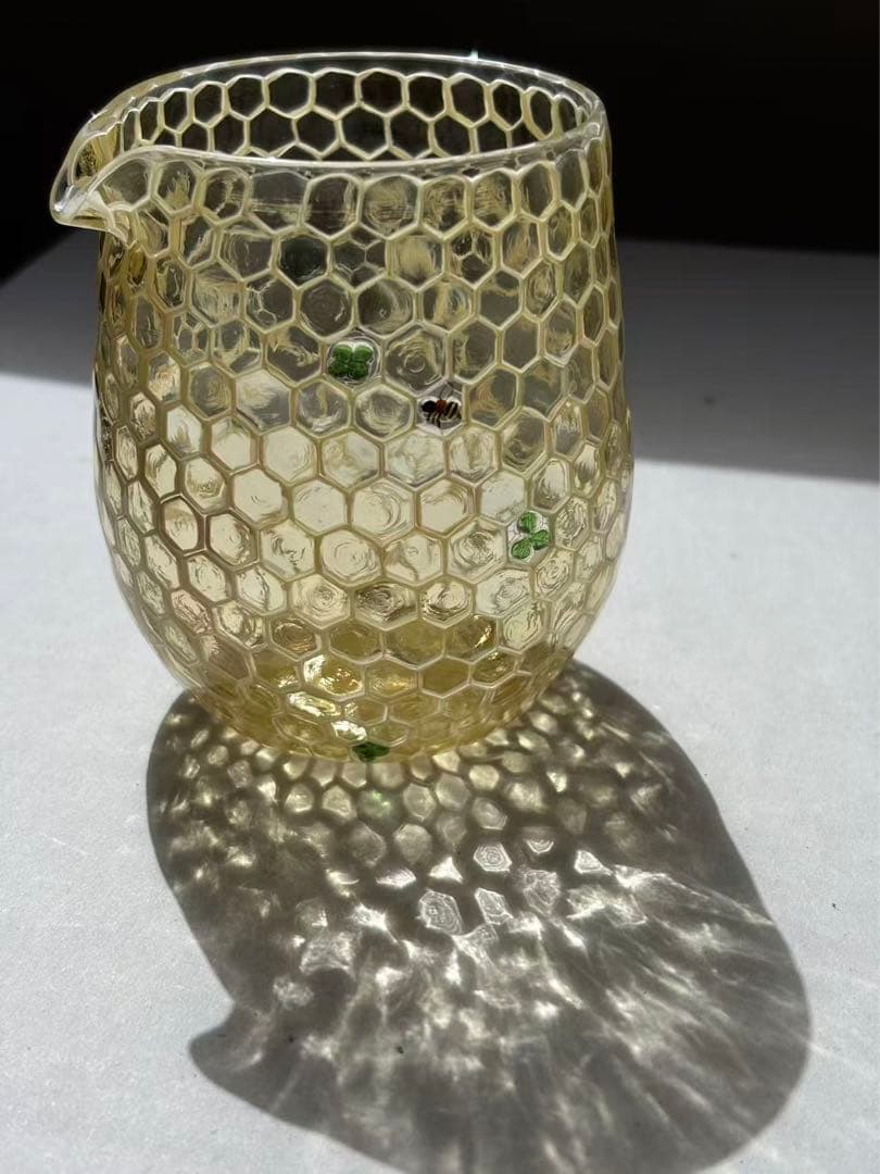 江波冨士子さん グラス 片口　新品 専用箱付き