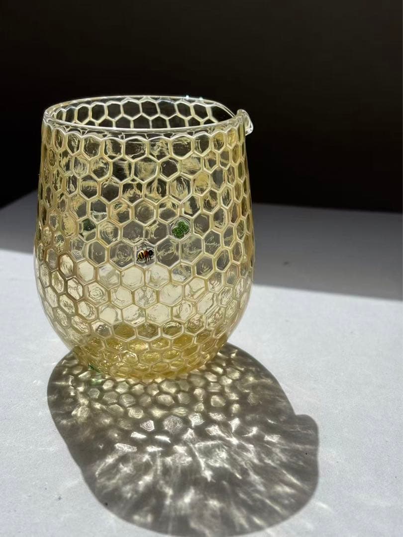 江波冨士子さん グラス 片口　新品 専用箱付き