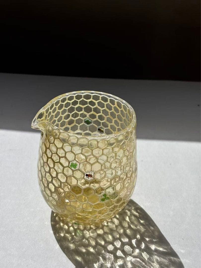 江波冨士子さん グラス 片口　新品 専用箱付き