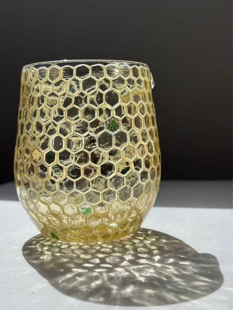 江波冨士子さん グラス 片口　新品 専用箱付き