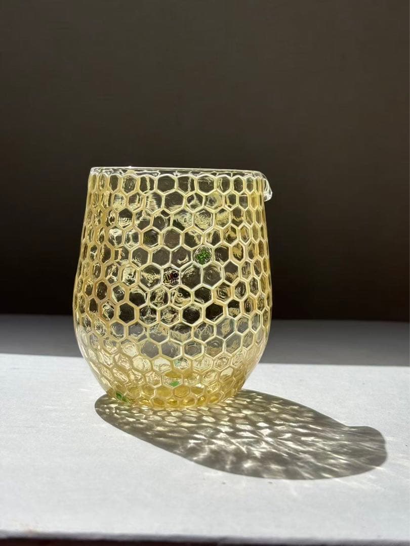 江波冨士子さん グラス 片口　新品 専用箱付き