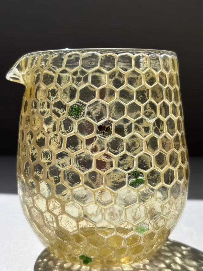 江波冨士子さん グラス 片口　新品 専用箱付き