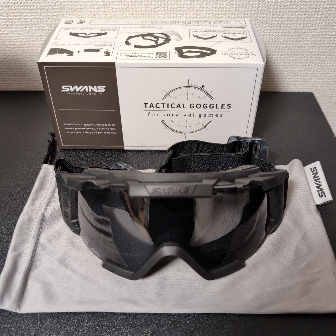SWANS　タクティカルゴーグル　SG-2280LSMK　ブラック スワンズ