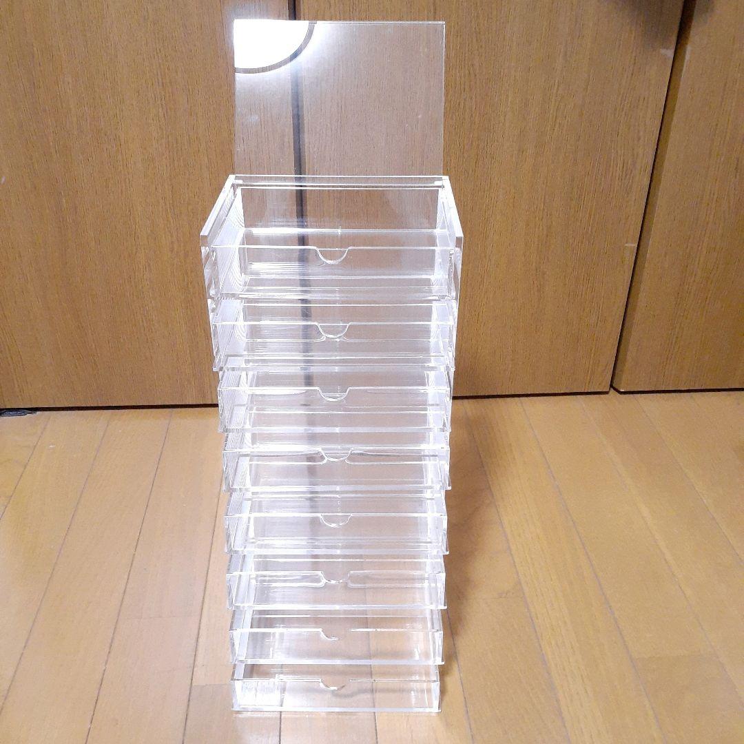 無印　アクリルケース　2段　4個　新品　未使用