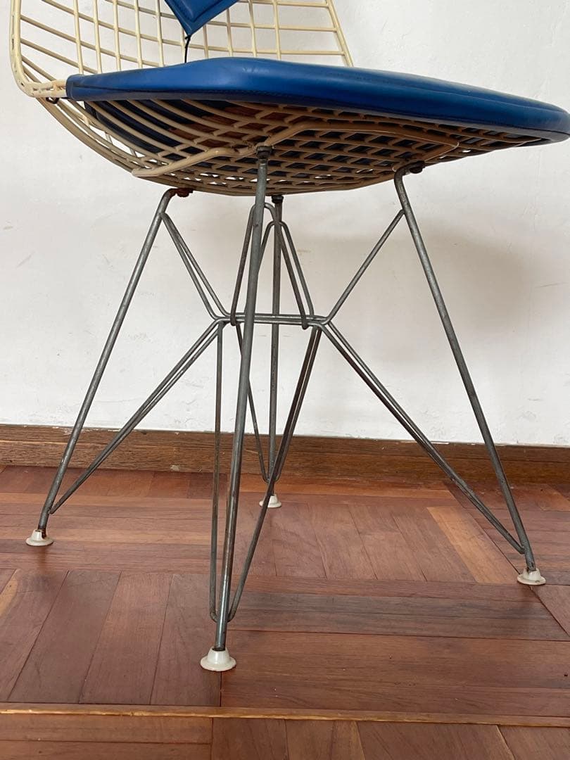 ハーマンミラー イームズ DKR ワイヤー チェア ビキニパッド ブルー 2