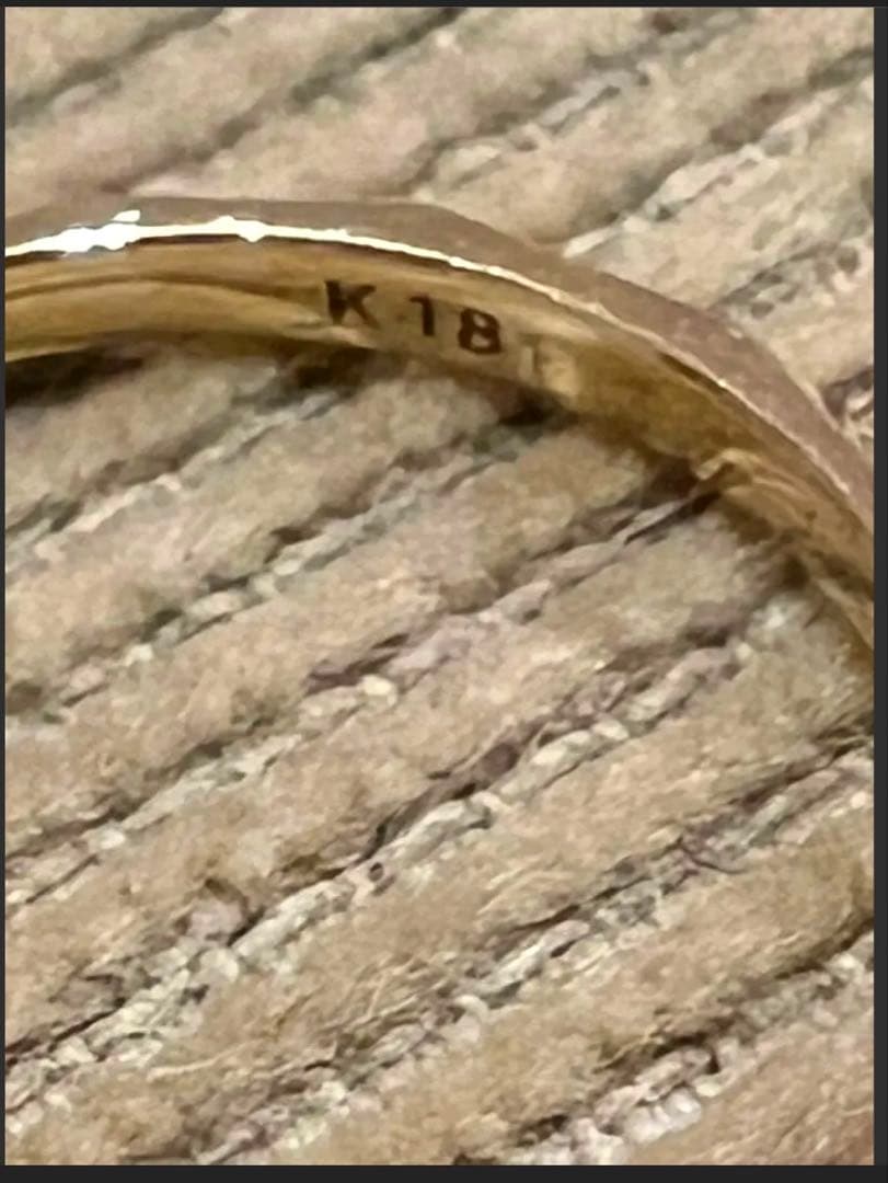 18金ゴールドリング Mサイズ