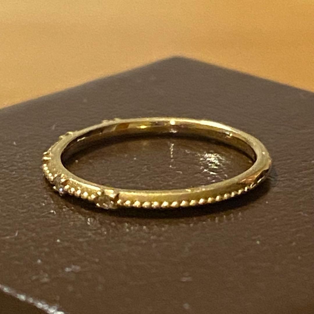 アガット⭐︎K18ダイヤモンドピンキーリング⭐︎現行品