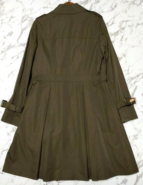 美品★ランバンコレクション★トレンチコート ライナー カーキ 40 L